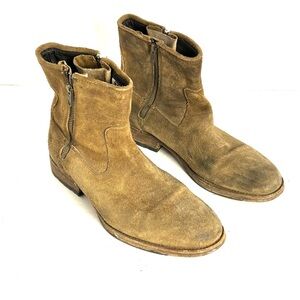 Frye Tan Suede Men's Boots